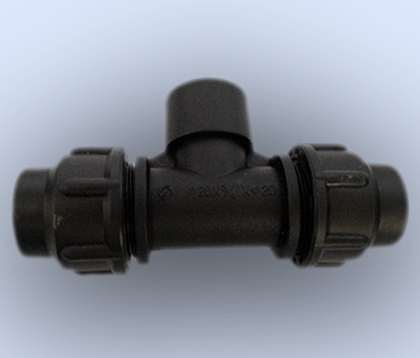 θ32中心陽紋三通